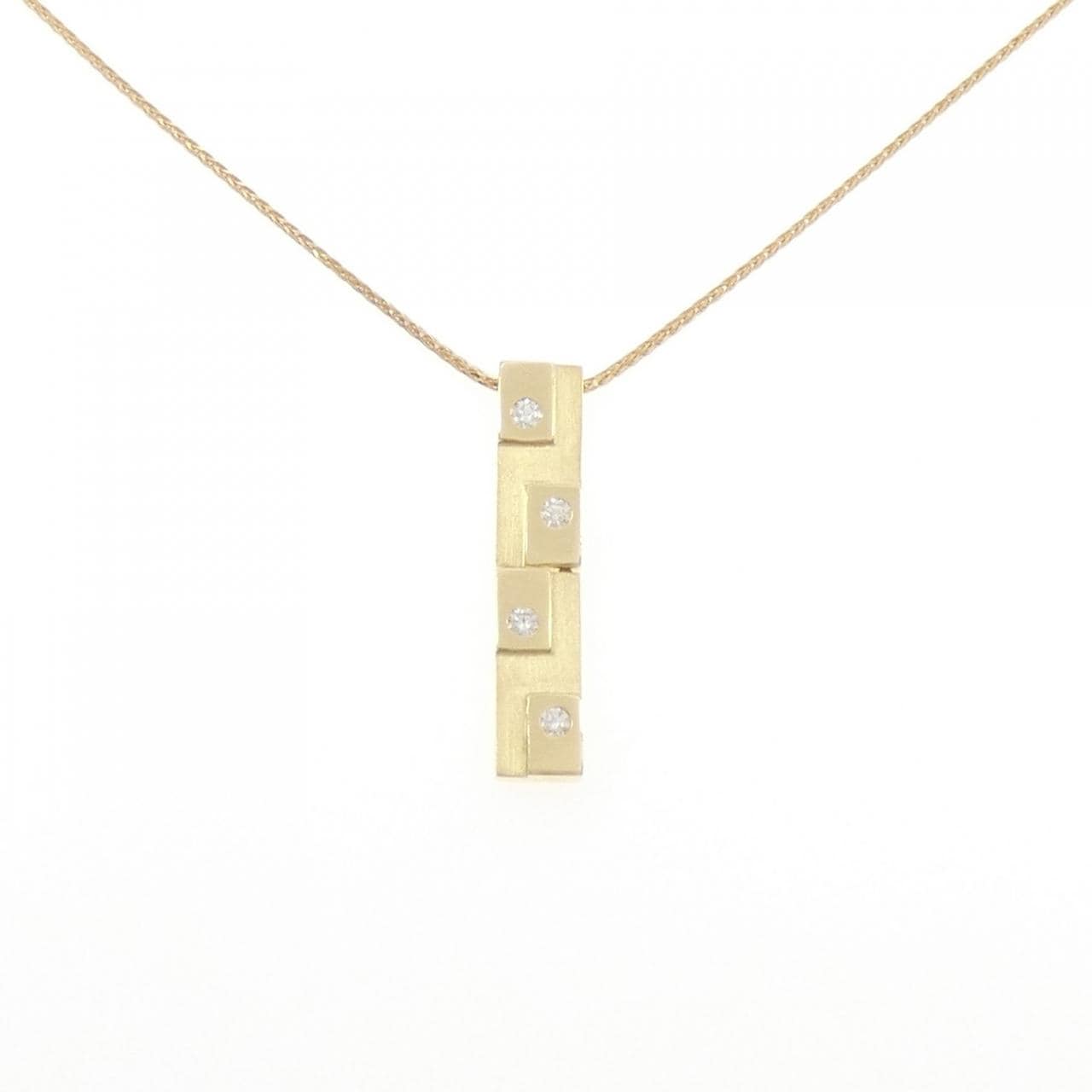 K18YG ダイヤモンド ネックレス 0.32CT