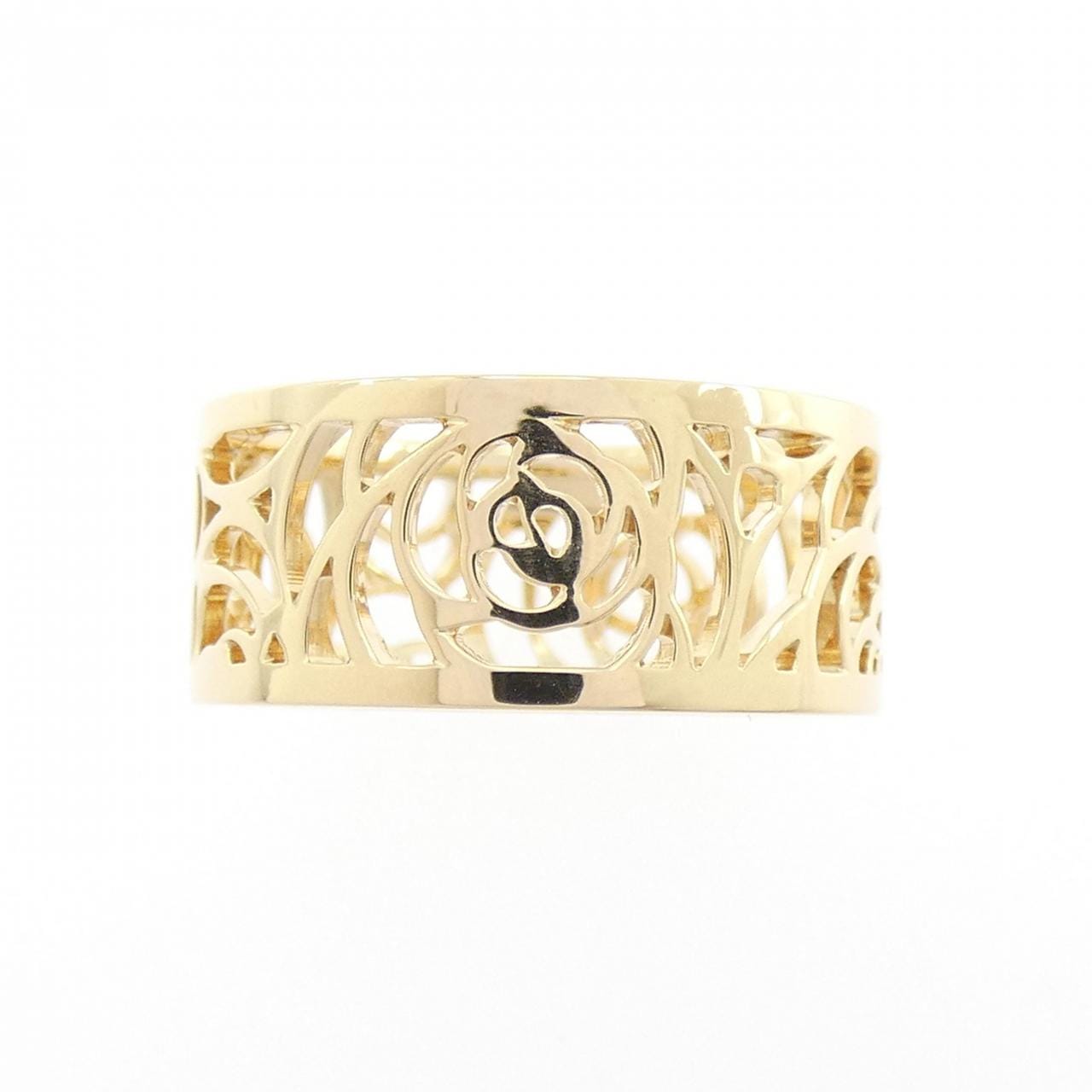 シャネル カメリア ミディアム リング