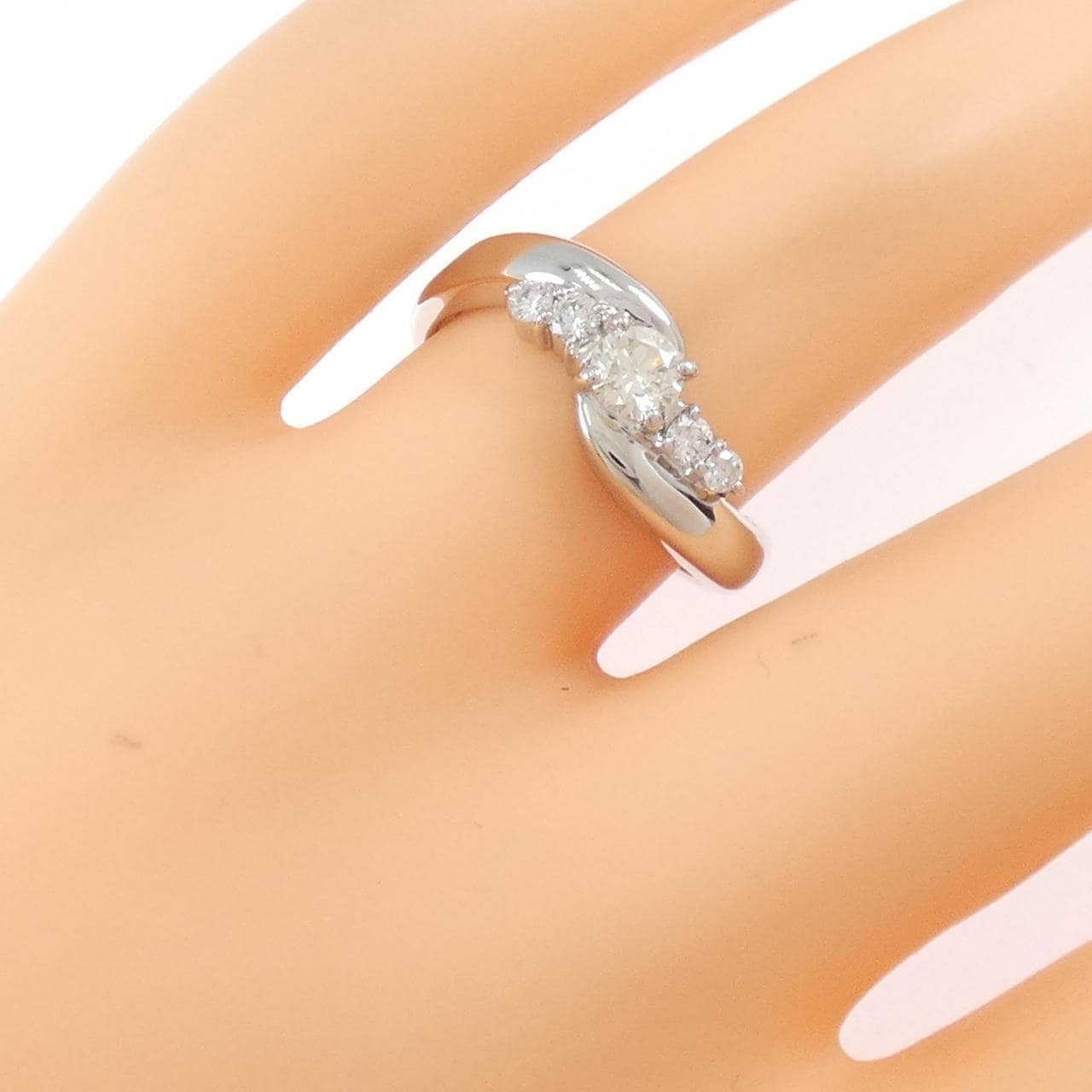 PT900 ダイヤモンド リング 0.41CT