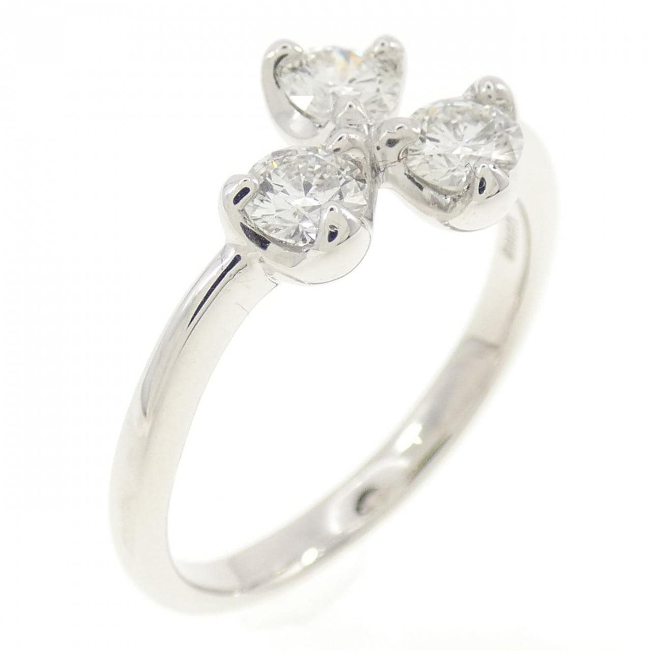 K18WG ダイヤモンド リング 0.54CT