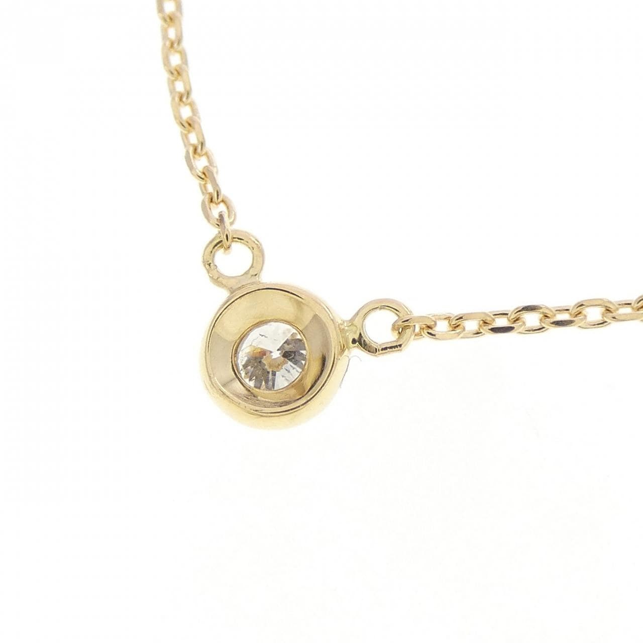 K18YG ダイヤモンド ネックレス 0.16CT