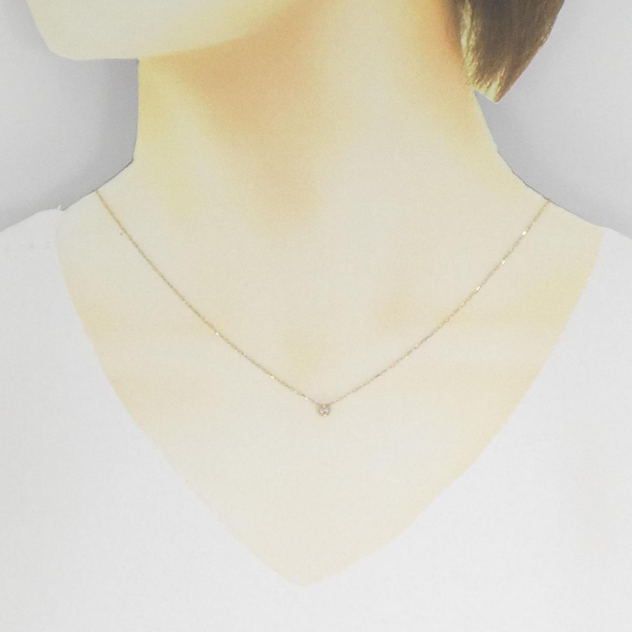 K10YG ダイヤモンド ネックレス 0.05CT