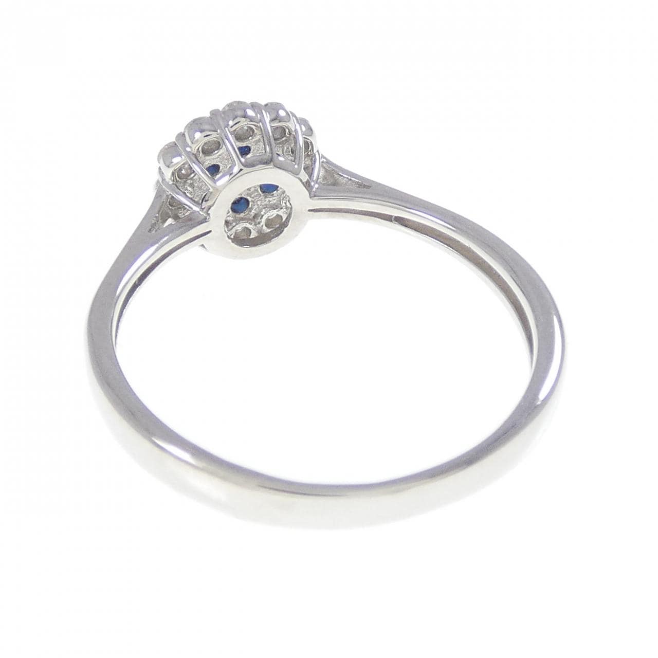 PT900 フラワー アウイナイト リング 0.092CT