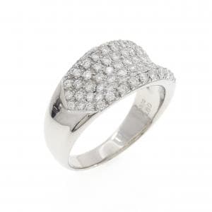 PT900 パヴェ ダイヤモンド リング 0.80CT