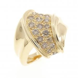 K18YG ダイヤモンド リング 0.51CT