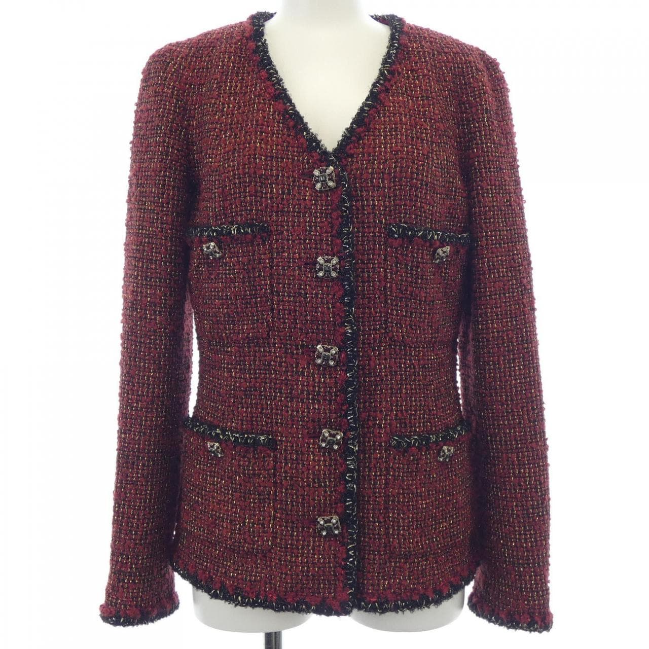 CHANEL P42343V30773 Collarless Jacket