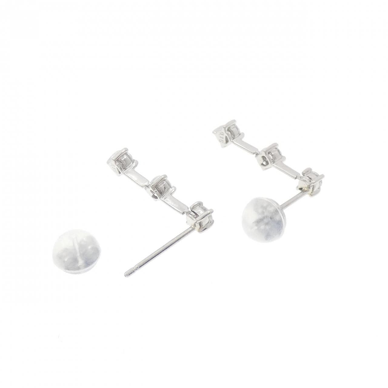 PT900 ダイヤモンド ピアス 0.30CT