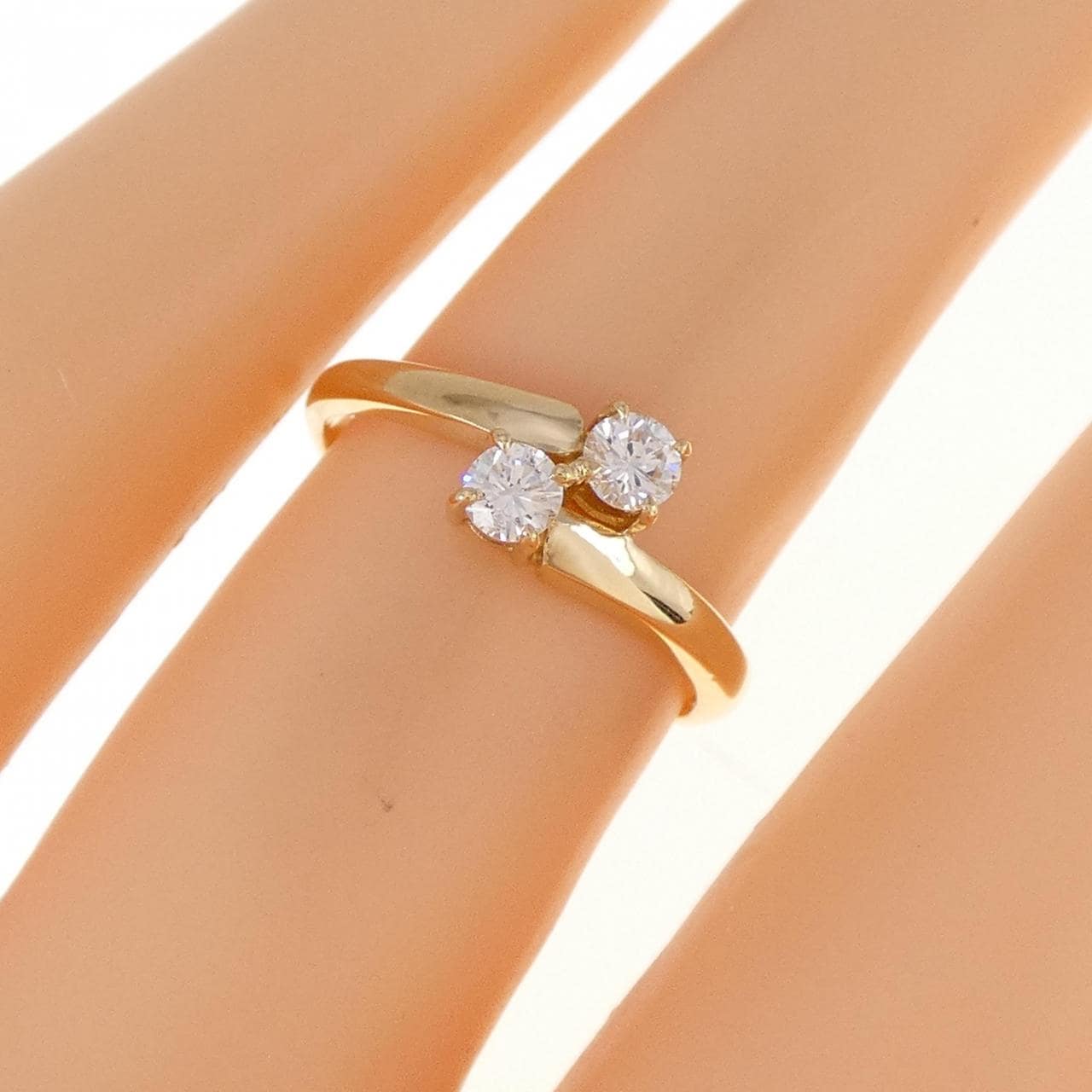 K18YG ダイヤモンド リング 0.20CT
