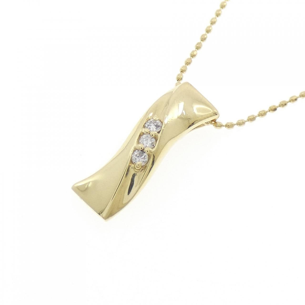 K18YG ダイヤモンド ネックレス 0.05CT