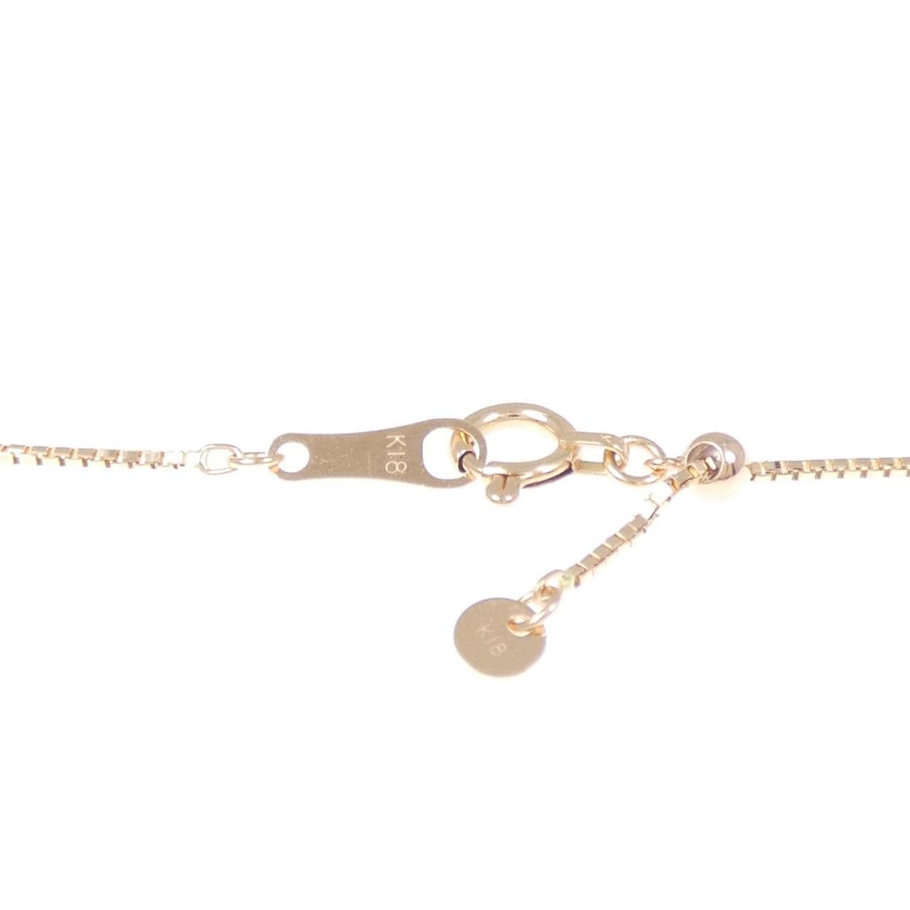 ジーエスティービー ピンクダイヤモンド ネックレス 0.05CT