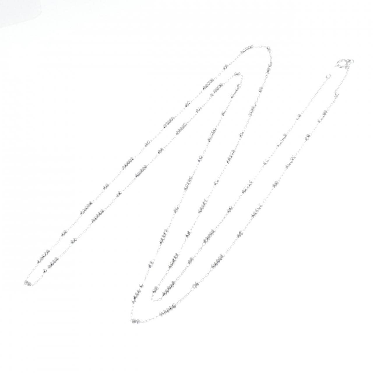 K18WG ネックレス