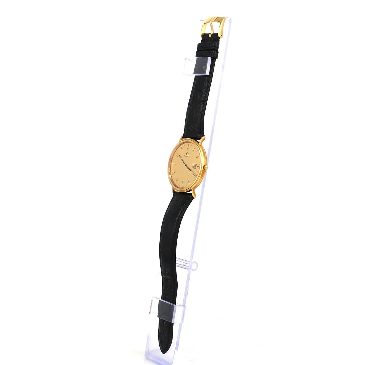 【ノーメンテナンス還元価格】オメガ ラウンドケース YG YG クォーツ