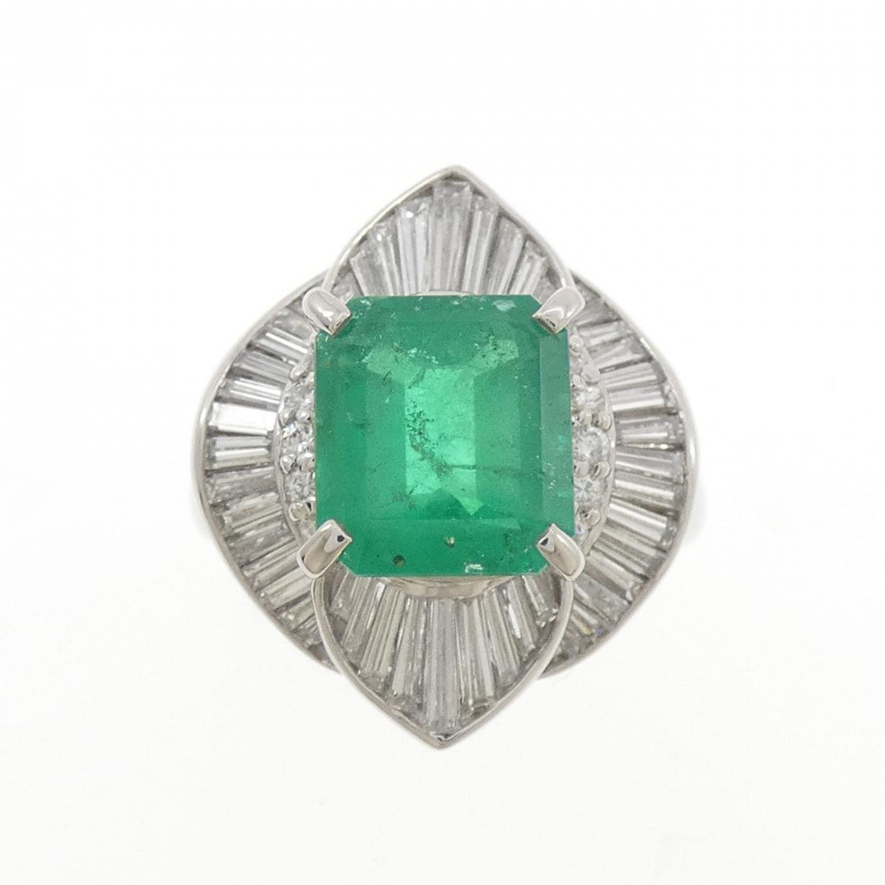 PT900 エメラルド リング 3.46CT コロンビア産