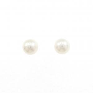 K18YG アコヤパール ピアス 6.3mm