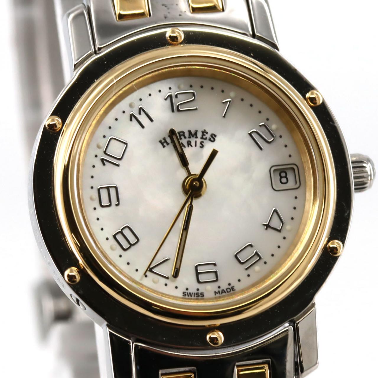 エルメス クリッパーナクレ コンビ CL4.220 SSxGP クォーツ