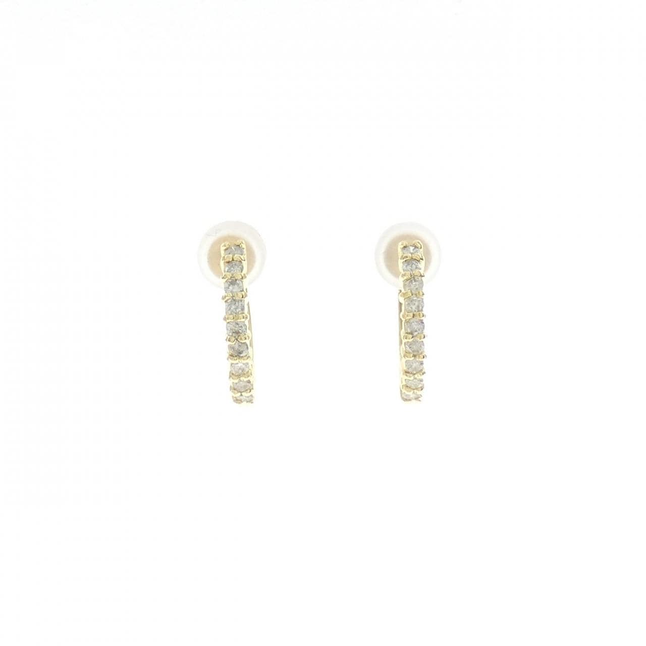 K18YG Diamond earrings 0.20CT