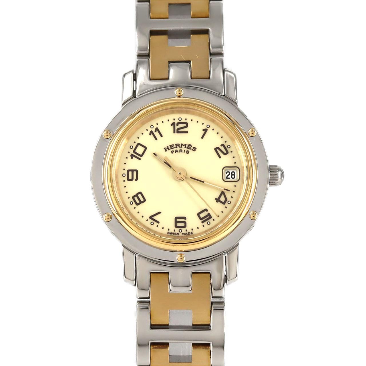 エルメス クリッパー コンビ CL4.220 SSxGP クォーツ