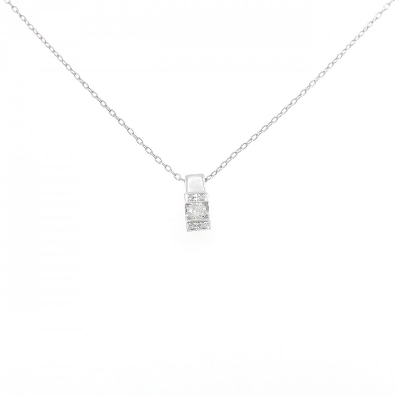 K14WG/K18WG ダイヤモンド ネックレス 0.107CT