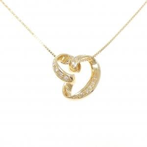 K18YG ダイヤモンド ネックレス 0.12CT