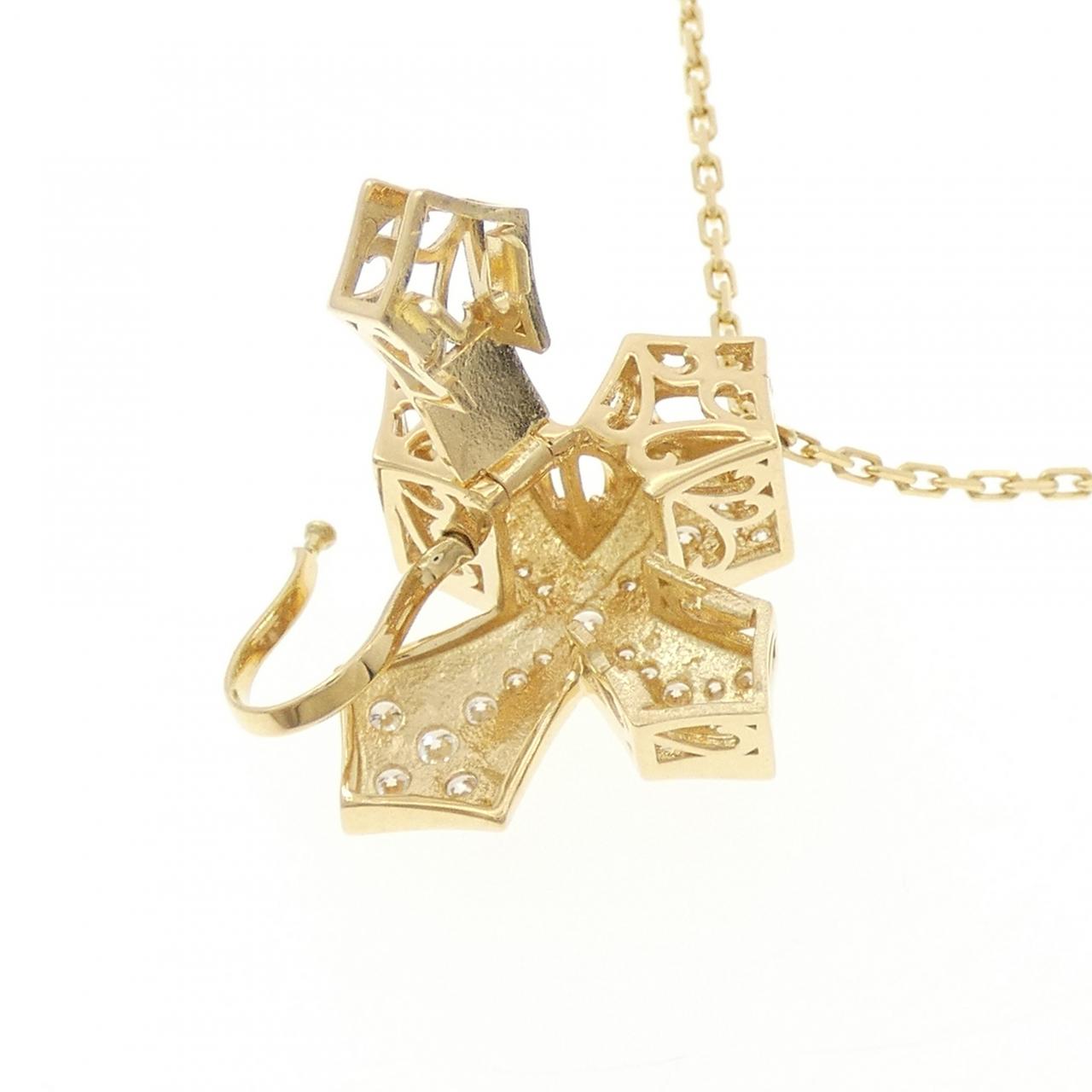 ユキザキ ダブルトップ ネックレス 0.56CT