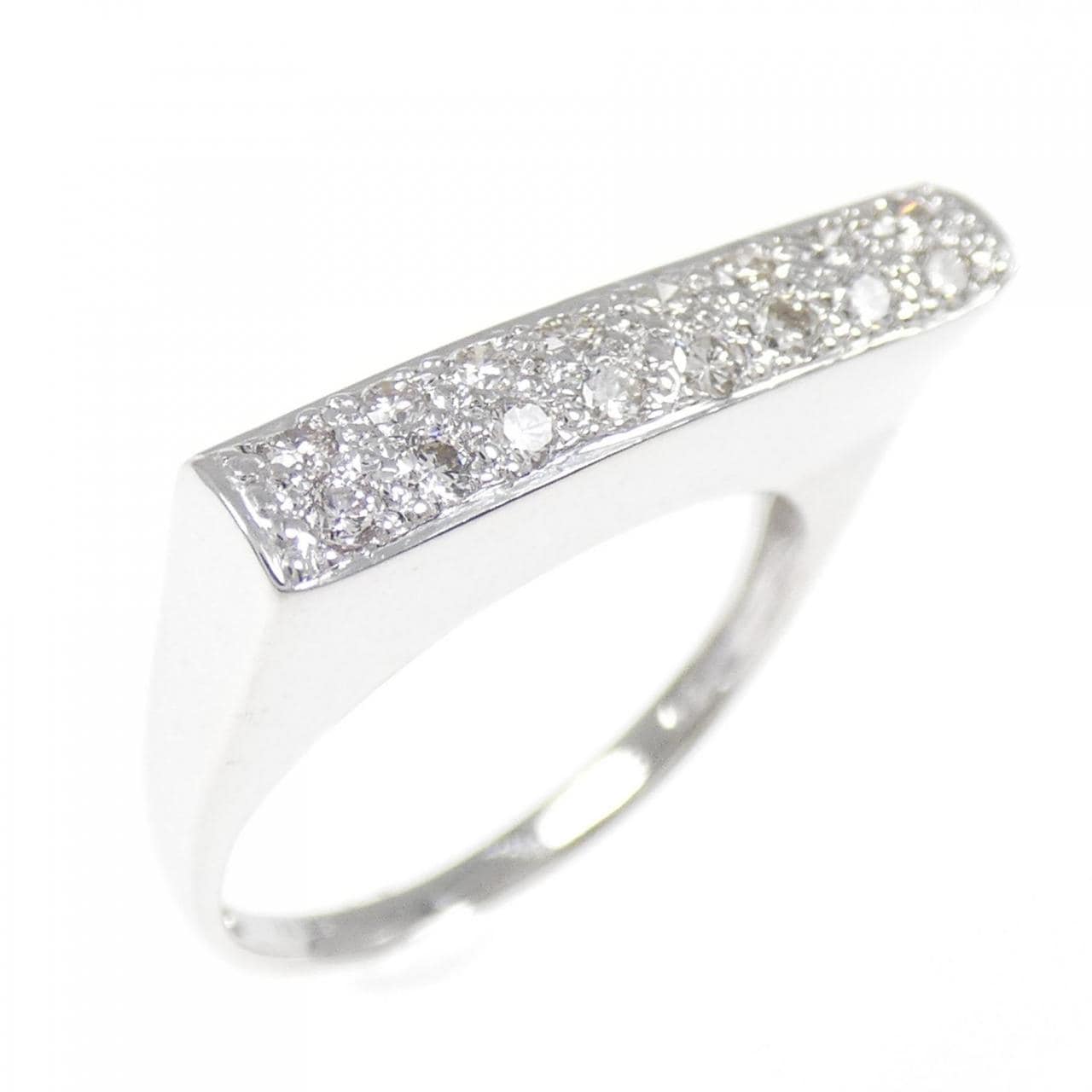 K18WG ダイヤモンド リング 0.28CT