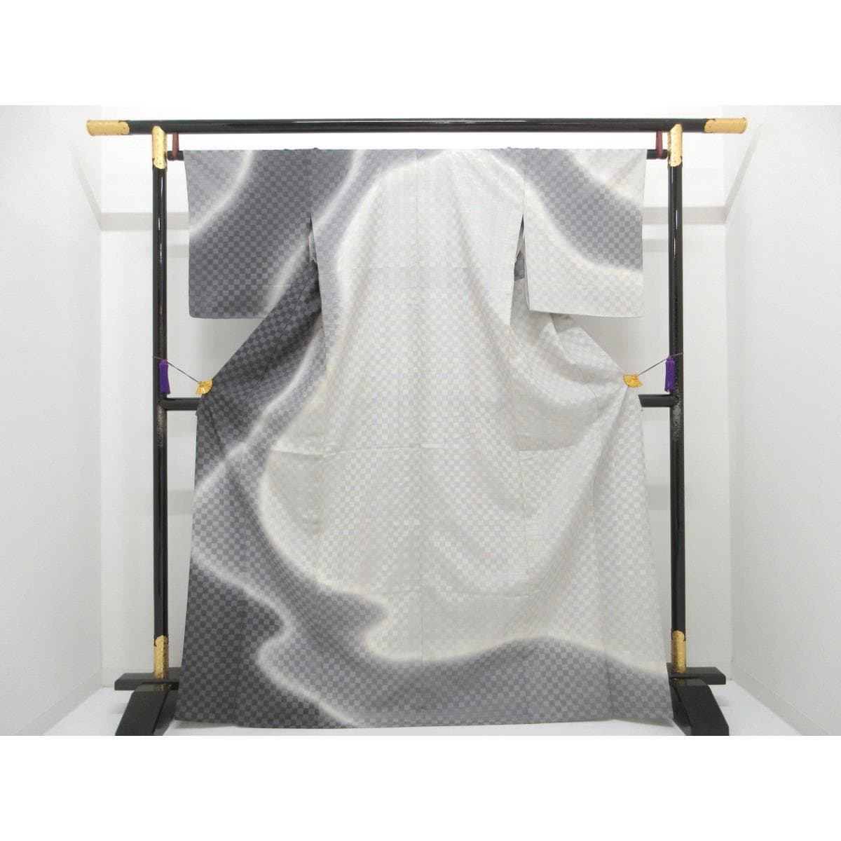【未使用品】単衣　訪問着　ボカシ染