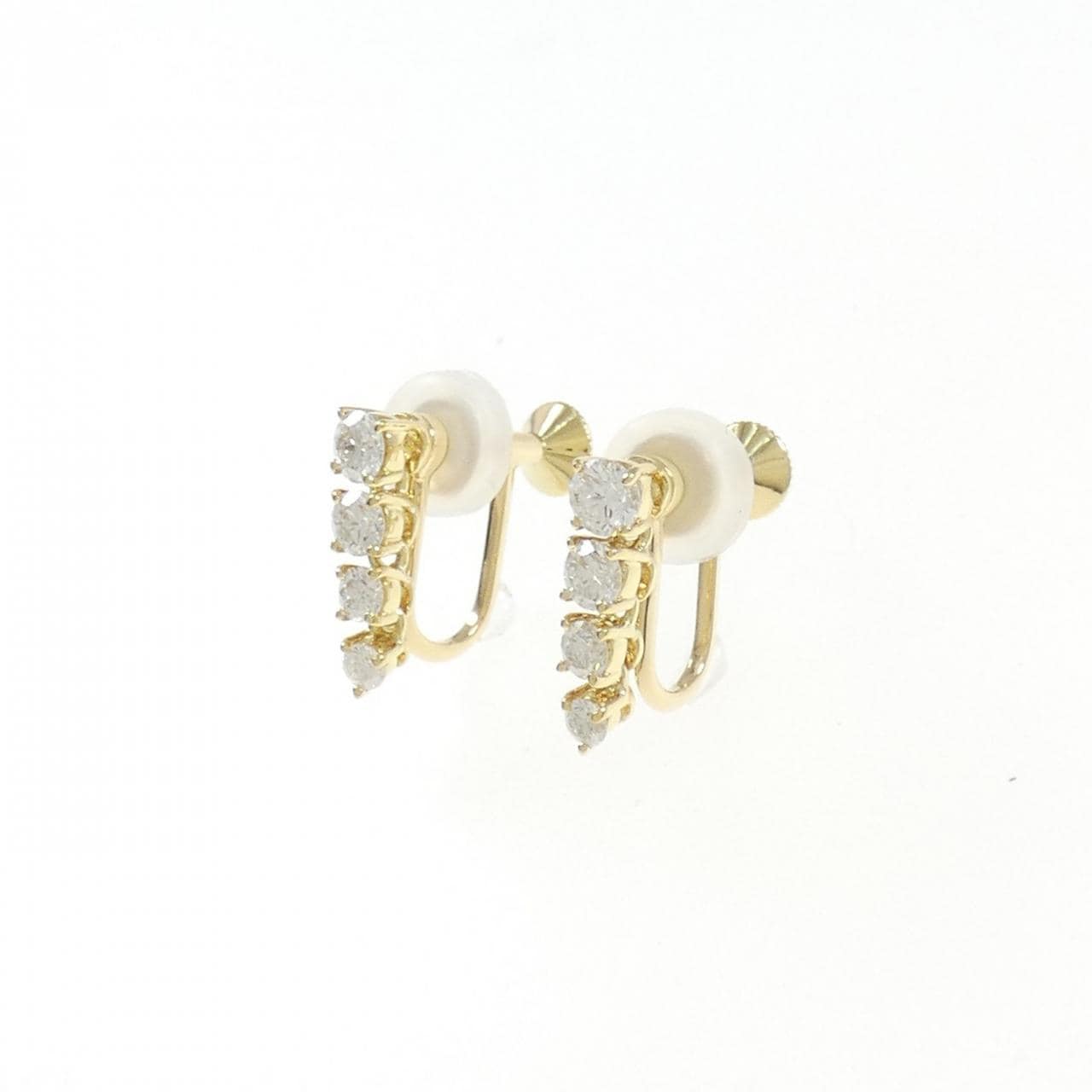 MIKIMOTO Diamond earrings 0.70CT