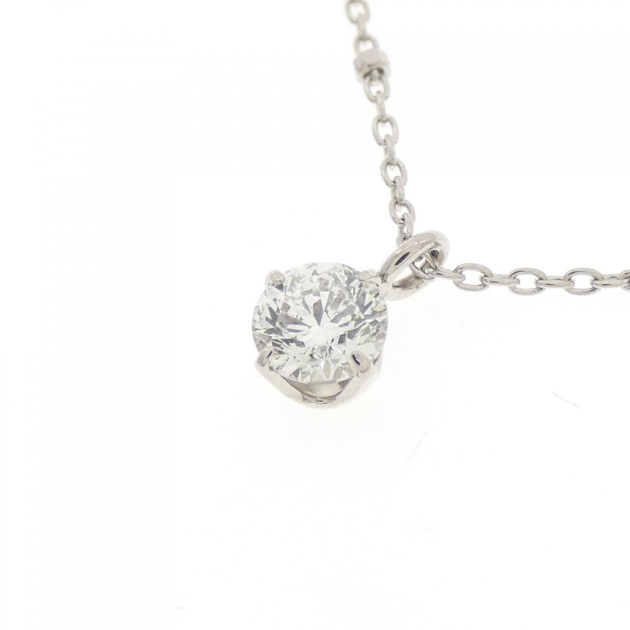PT ソリティア ダイヤモンド ネックレス 0.301CT