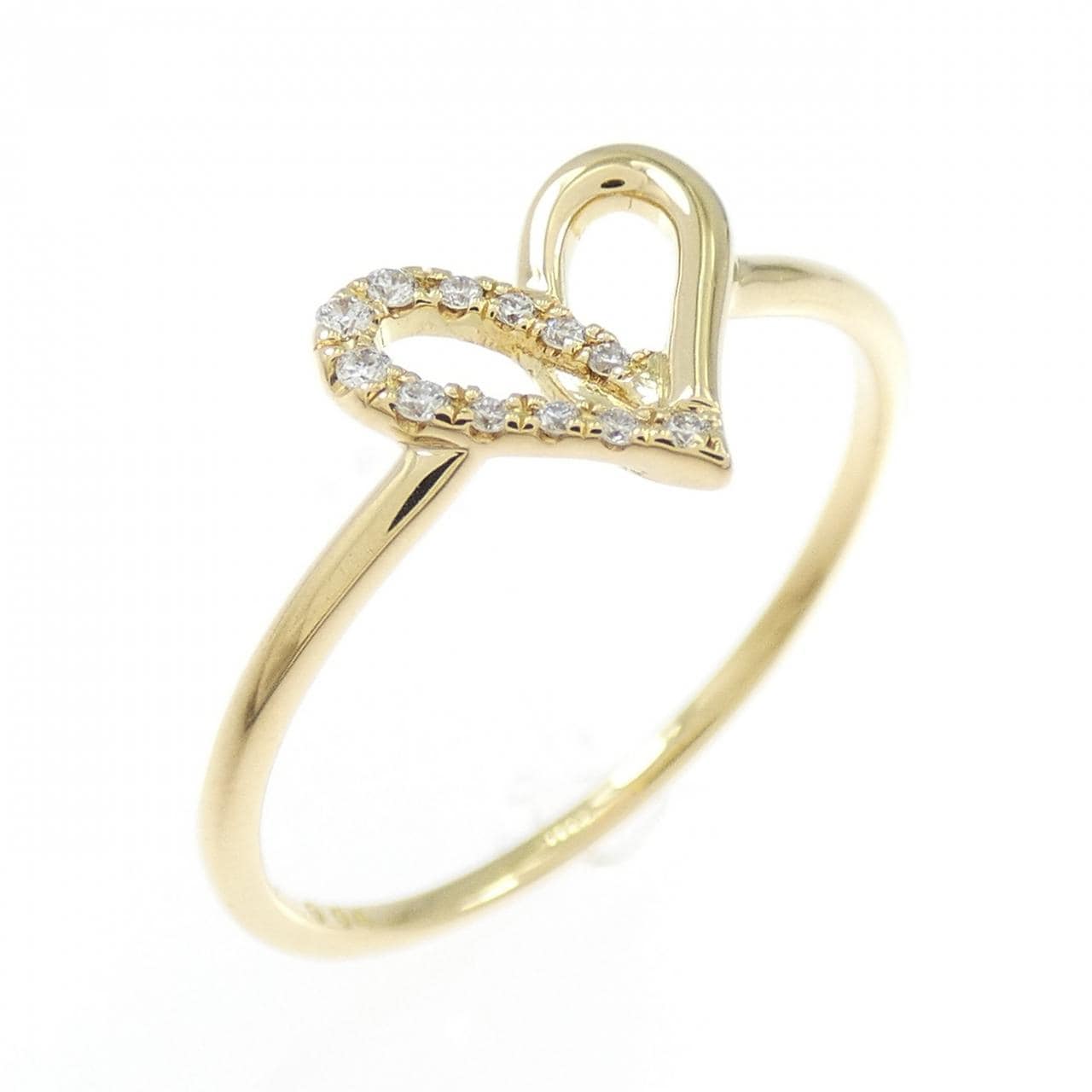 アーカー フィルージュ ハート ハーフ リング 0.04CT