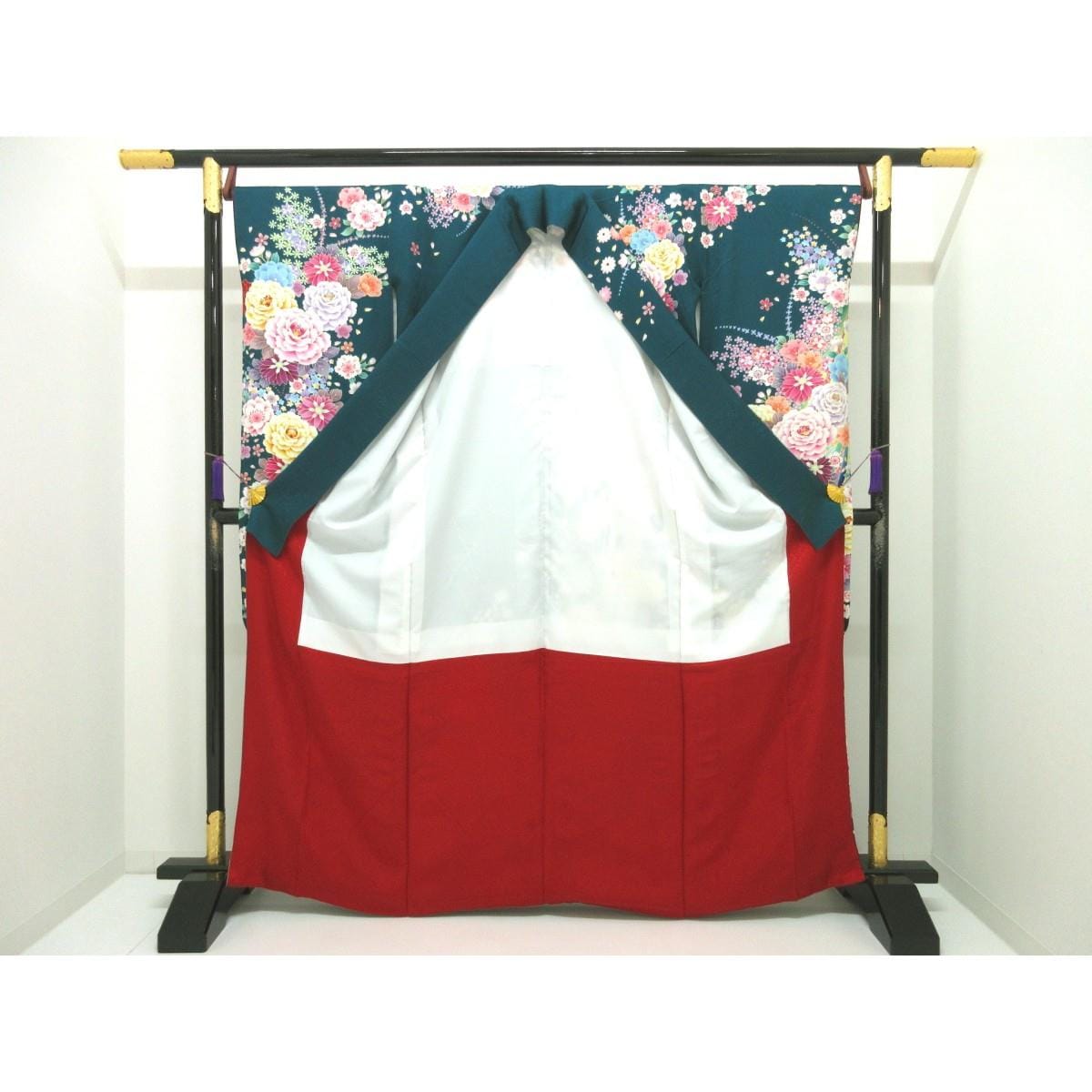 振袖　友禅金彩加工　ボカシ染
