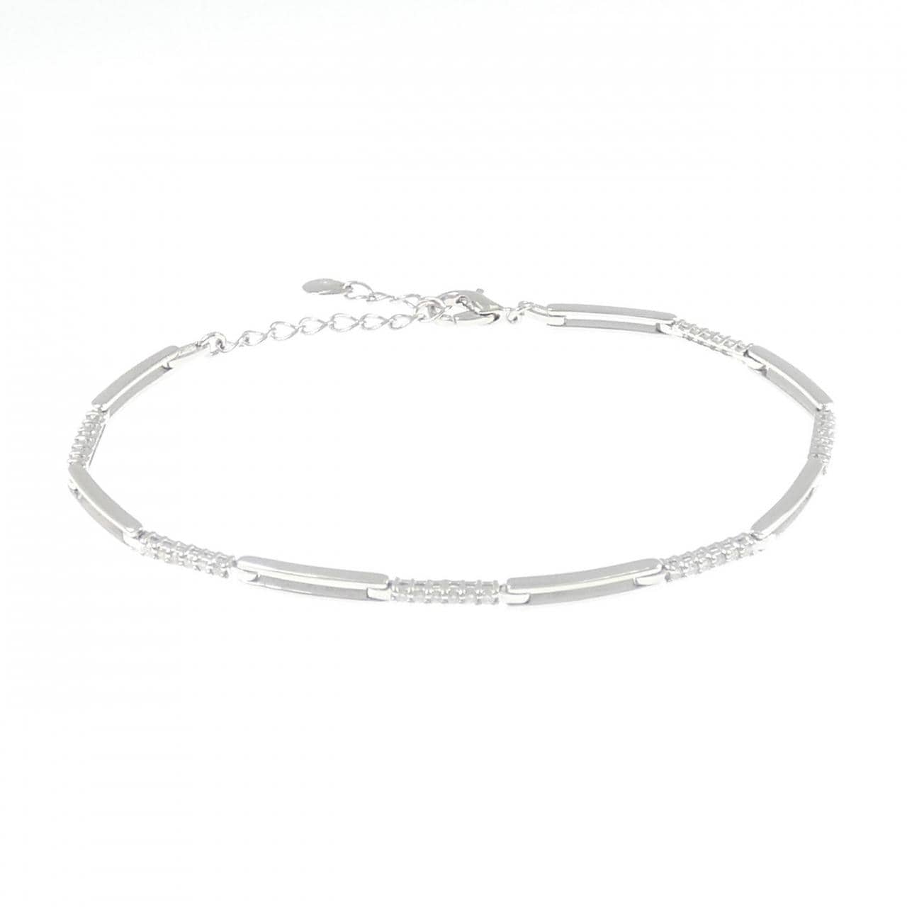 K18WG ダイヤモンド ブレスレット 0.30CT