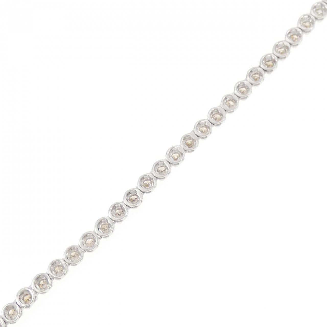 K18WG ダイヤモンド ブレスレット