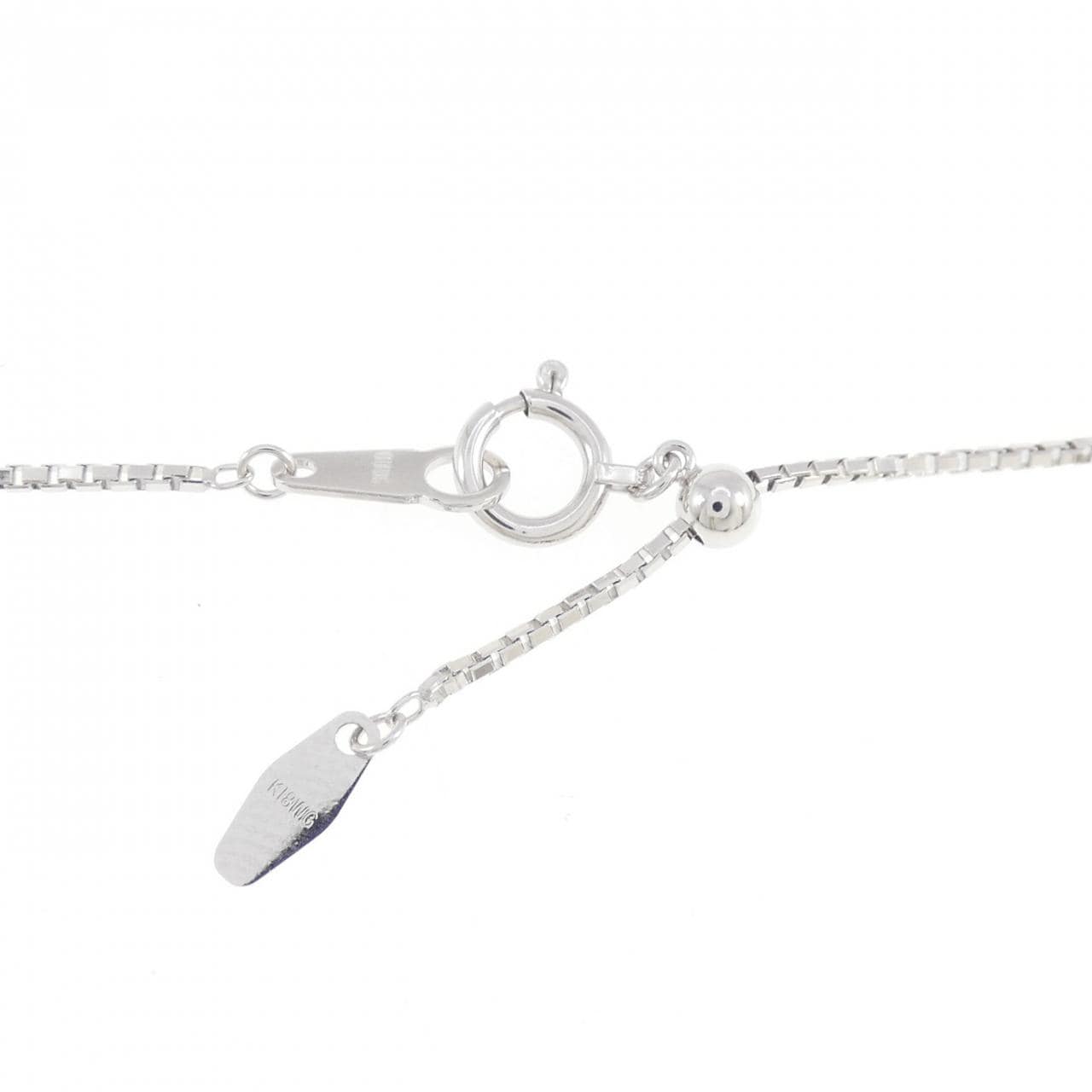 K18WG ダイヤモンド ネックレス 0.498CT