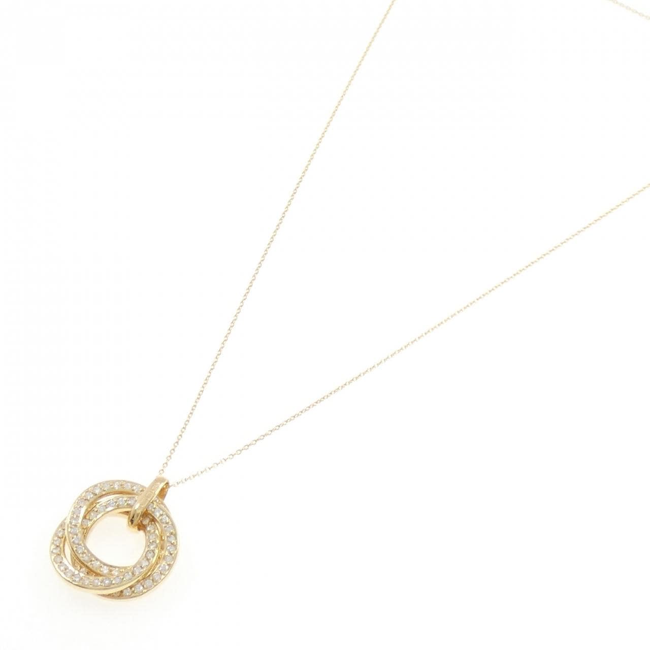 K18YG ダイヤモンド ネックレス 0.84CT