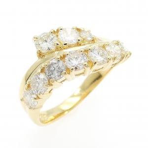 K18YG ダイヤモンド リング 1.14CT