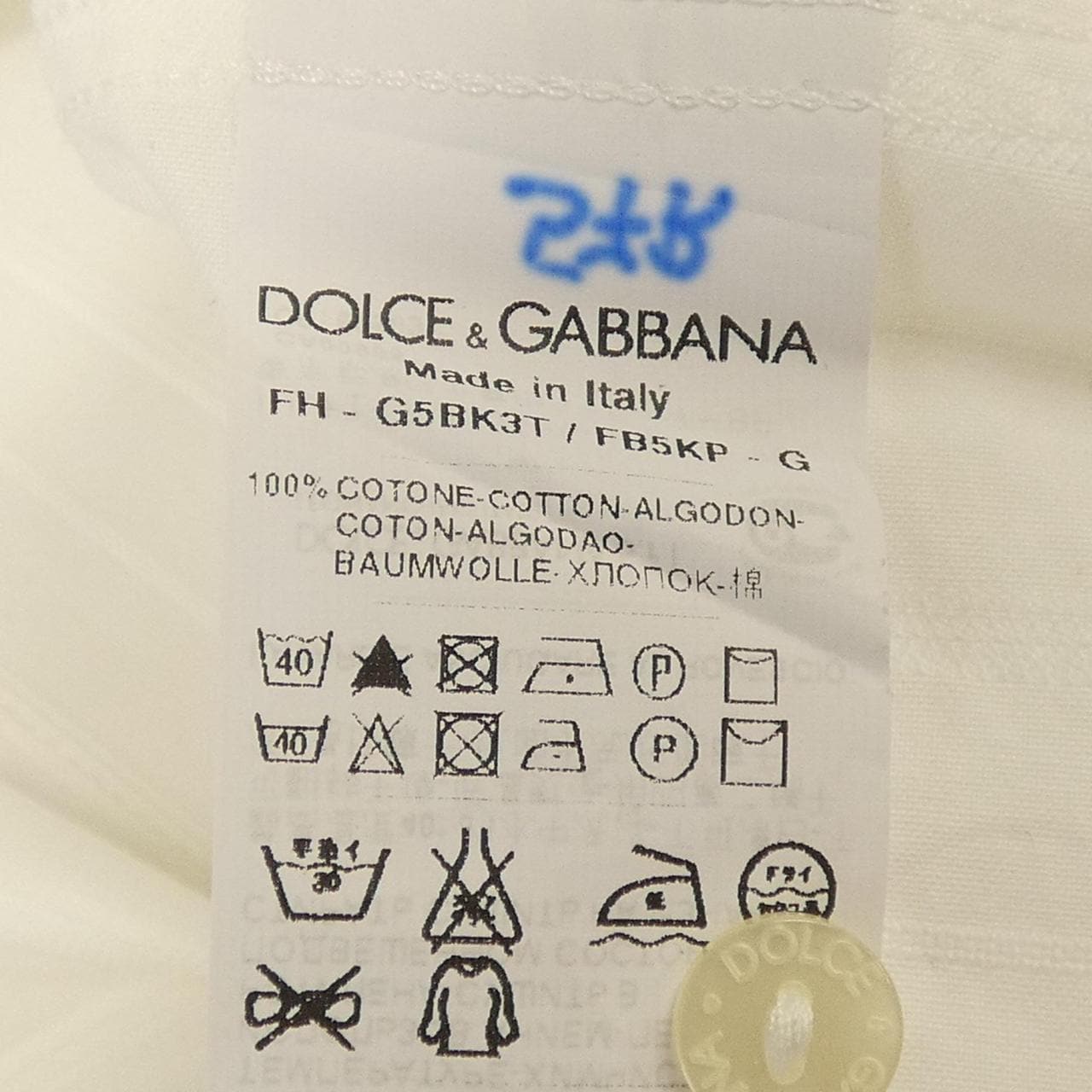 DOLCE&GABBANA GOLD G5BK3T/FB5KP シャツ