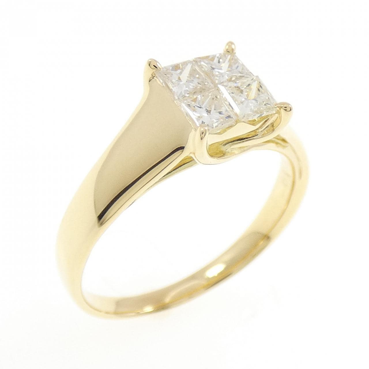 K18YG ダイヤモンド リング 0.70CT