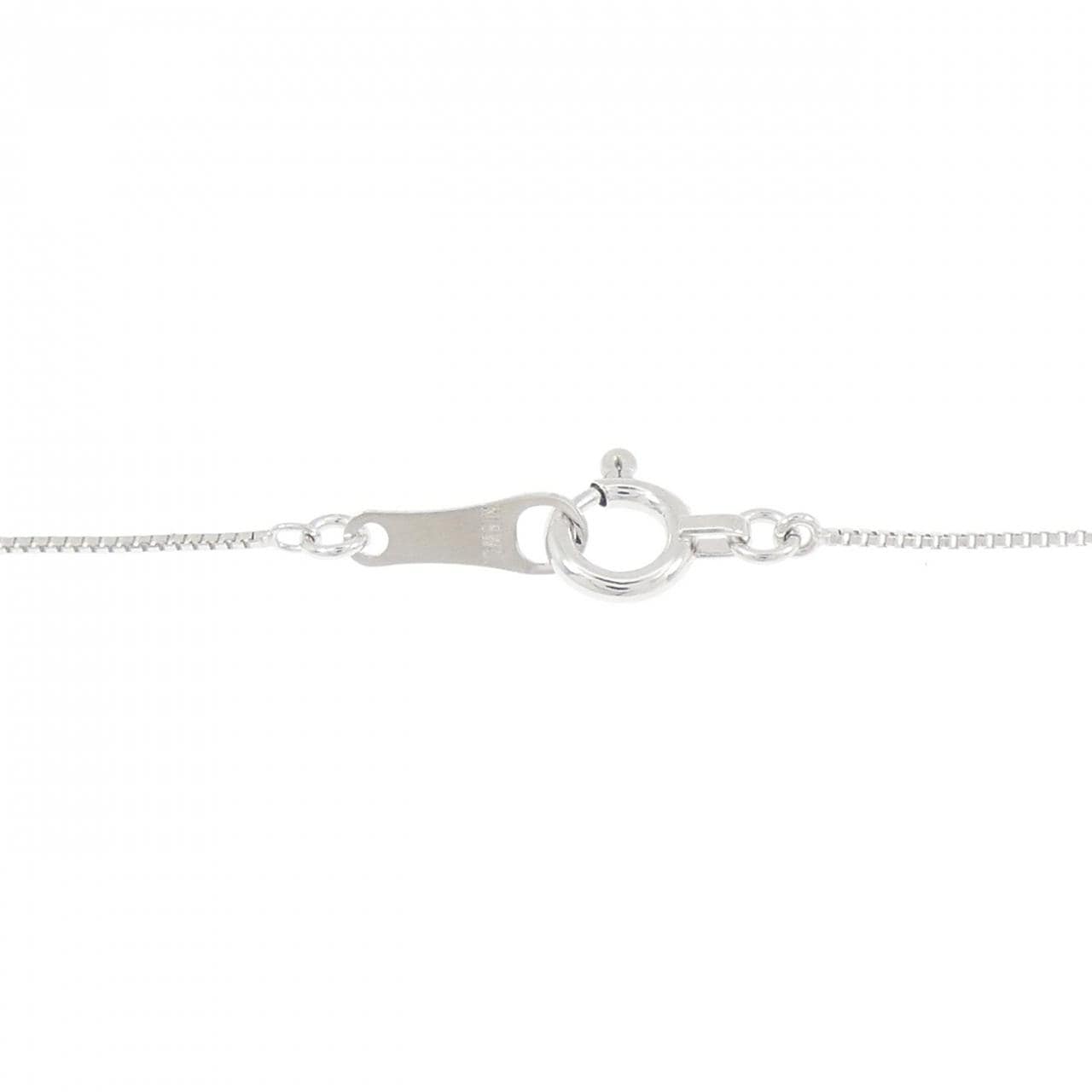 K18WG ダイヤモンド ネックレス 0.15CT