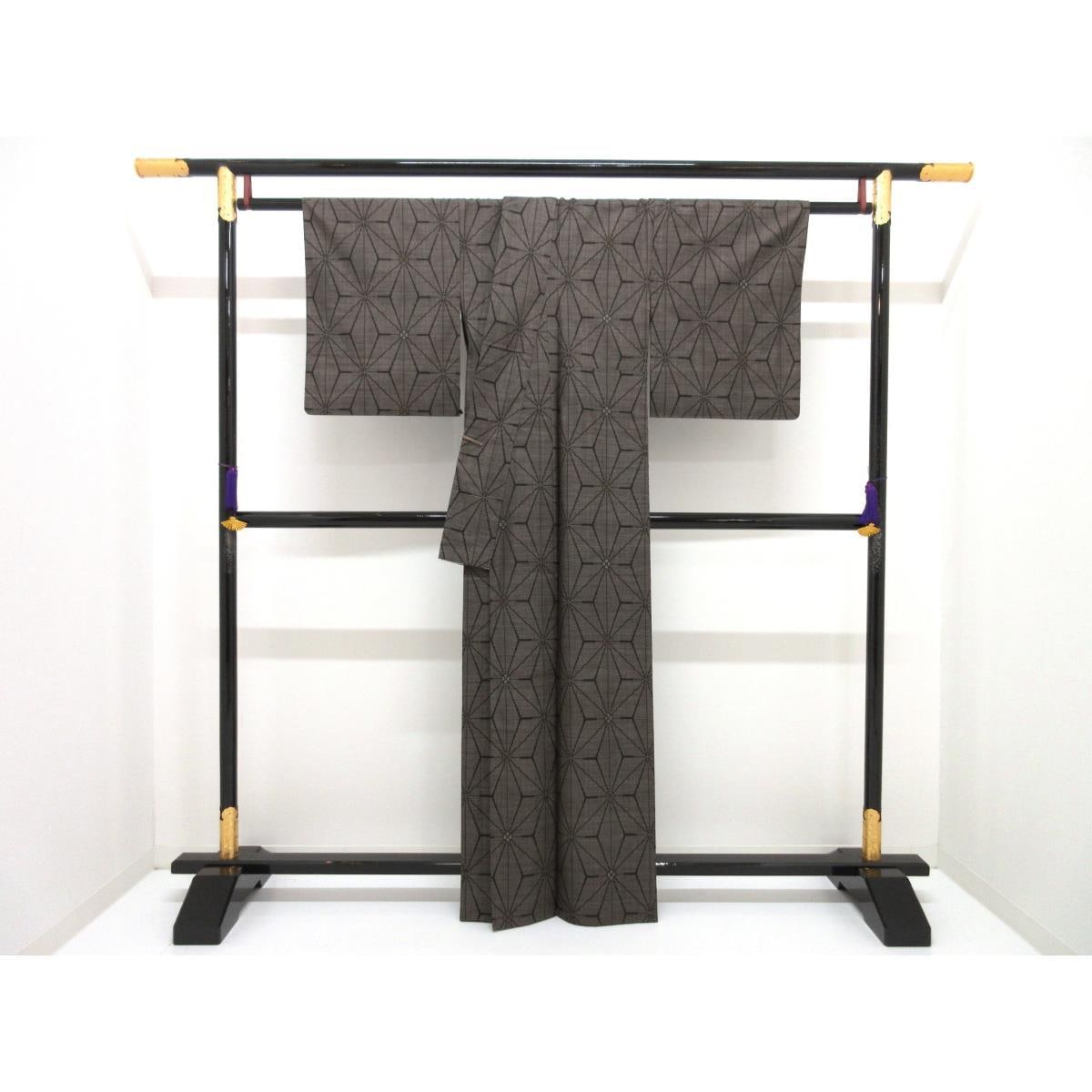 Single robe, authentic Amami Ooshima Tsumugi paper, Shichimaruki
