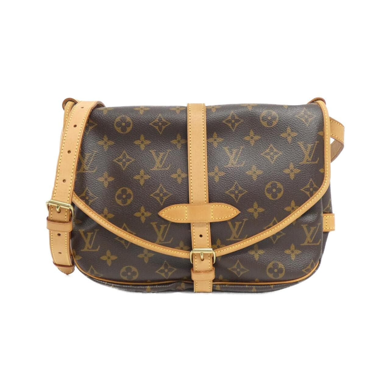 LOUIS VUITTON Monogram Saumur 30cm M42256 Shoulder Bag