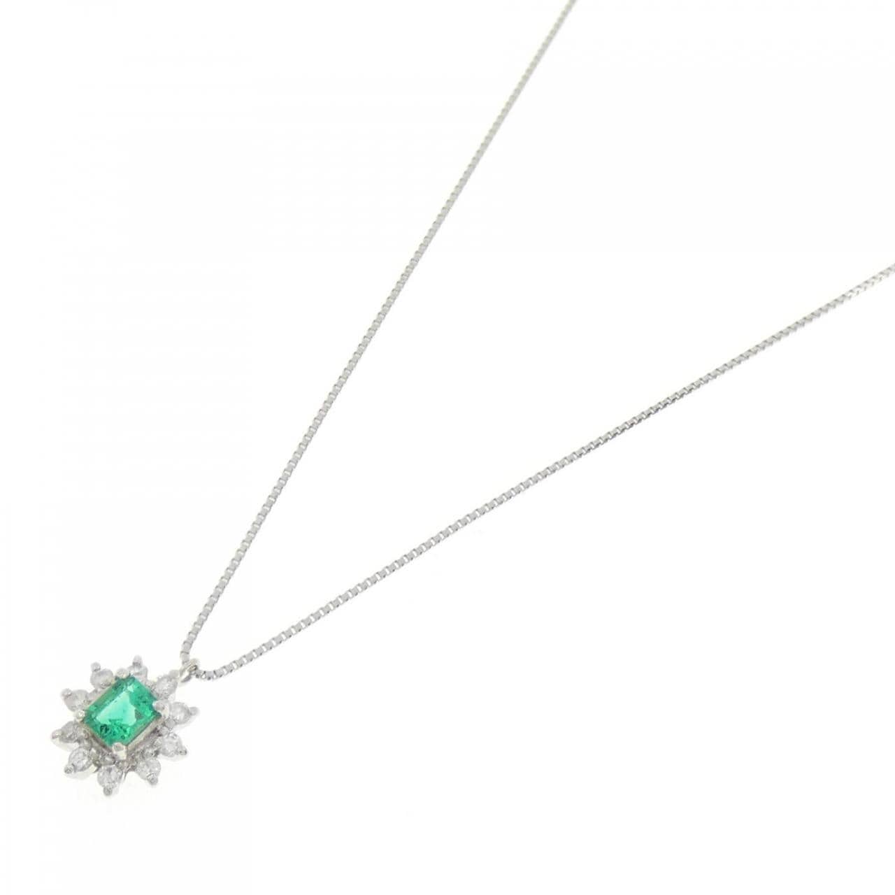 PT エメラルド ネックレス 0.15CT