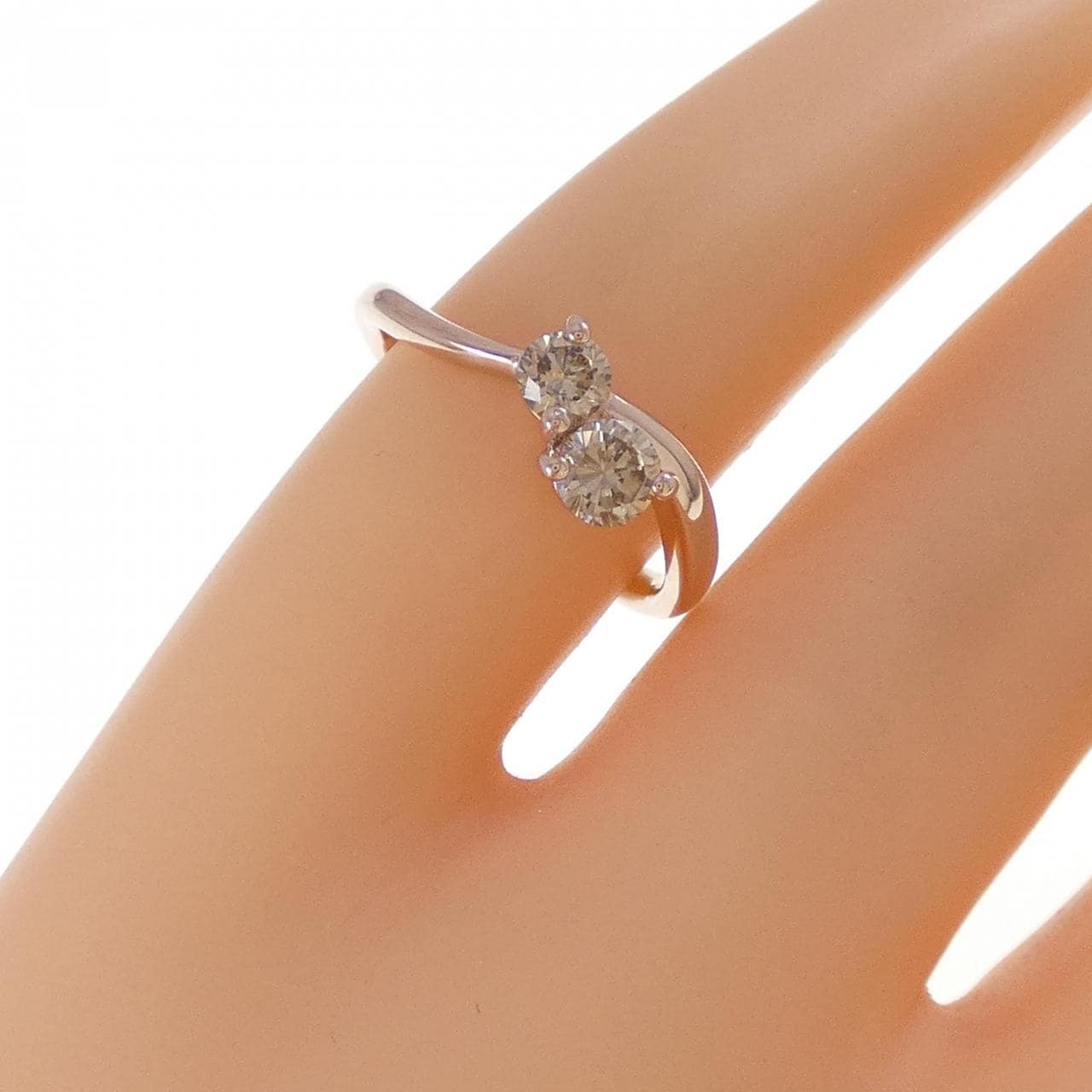 K10PG ダイヤモンド リング 0.30CT