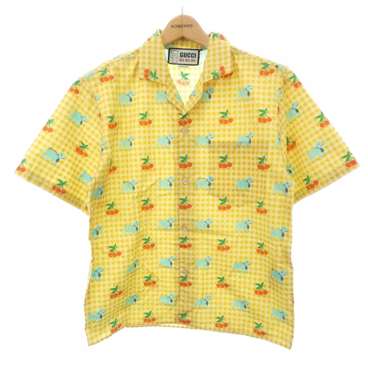 グッチ GUCCI HAHAHA 718033 ZAK3N S／Sシャツ