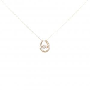 K18PG ダイヤモンド ネックレス 0.08CT