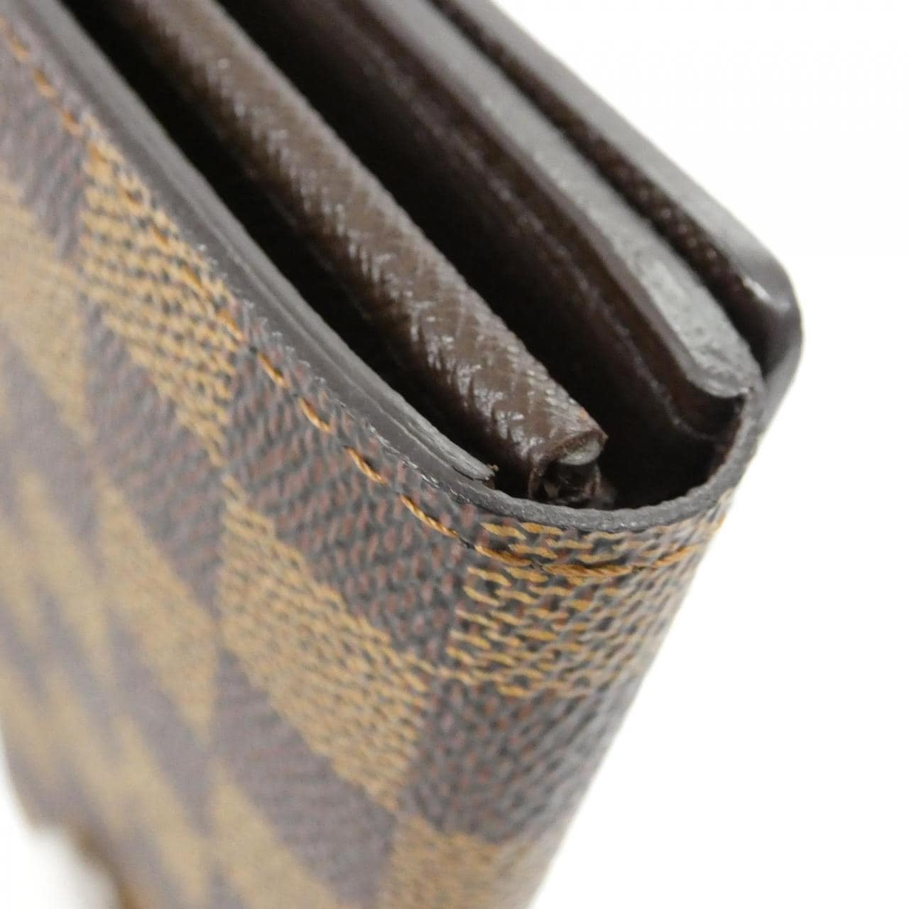 ルイヴィトン ダミエ ポルト モネ ビエ トレゾール N61730 財布