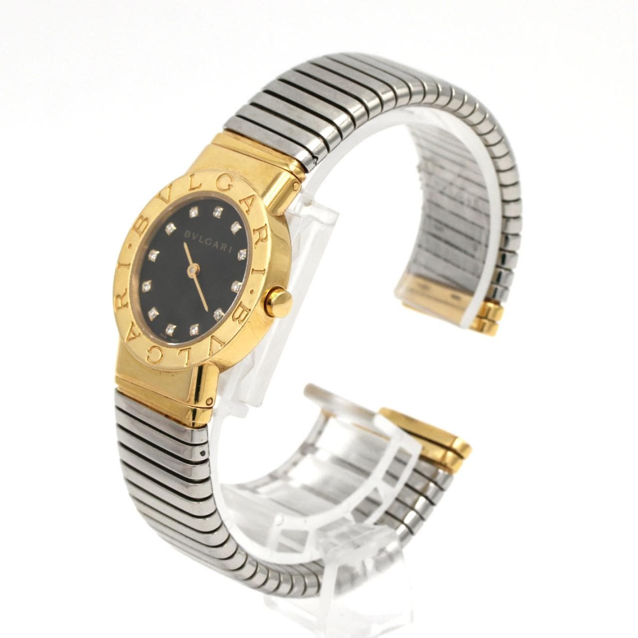 【ノーメンテナンス還元価格】ブルガリ ブルガリブルガリ･トゥボガス YG･12P Lサイズ BB262TG/BB262TSY/12.2 YG クォーツ