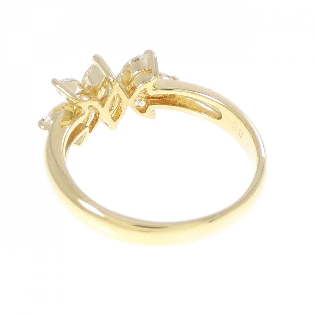 K18YG ダイヤモンド リング 0.80CT