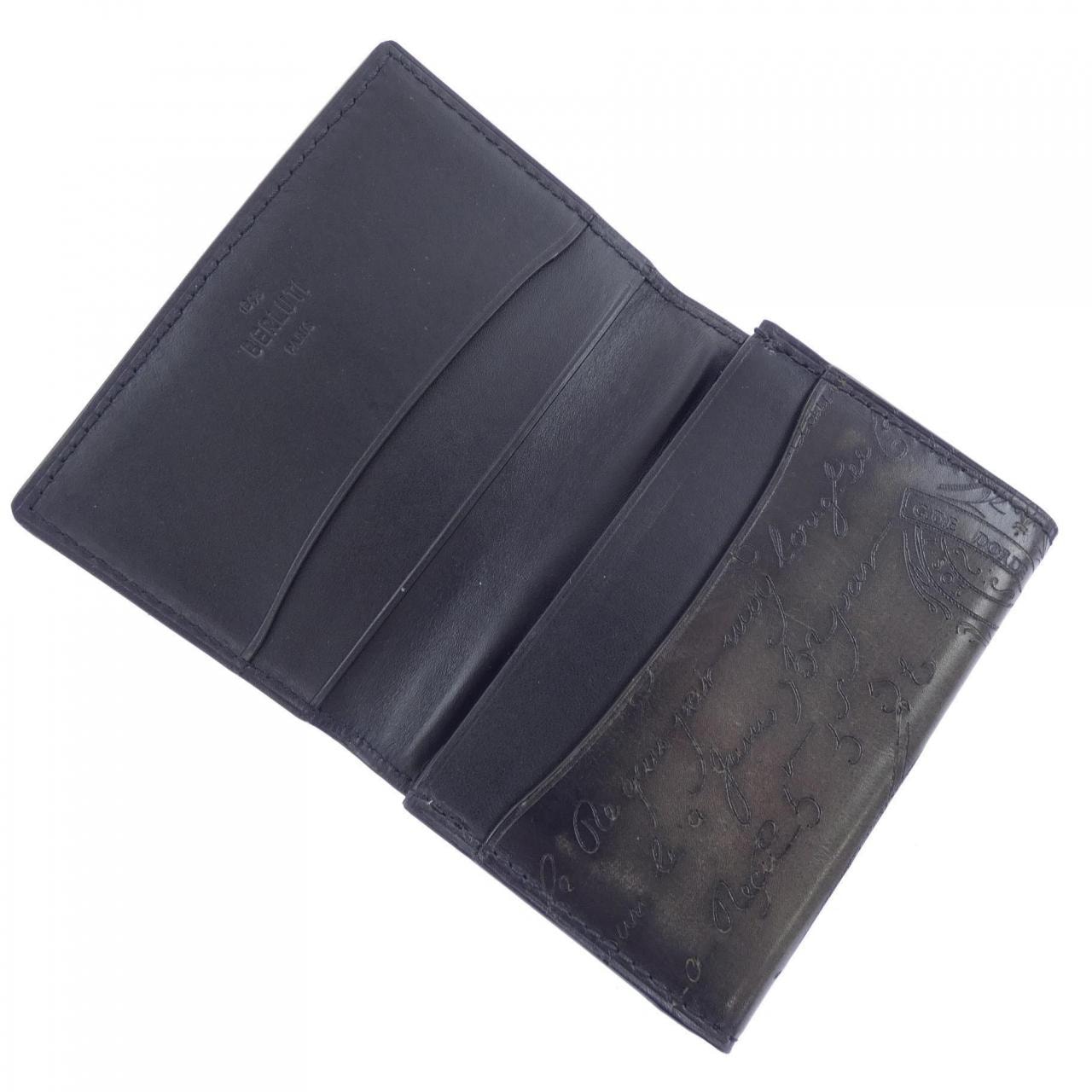 ベルルッティ Berluti インブイアスクリットレザーカードホルダー CARD CASE