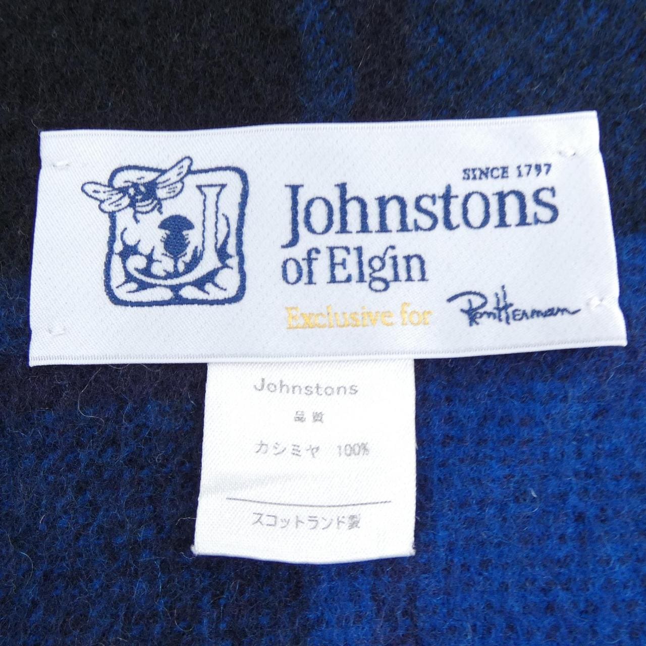 ジョンストンズ JOHNSTONS OF ELGIN MUFFLER