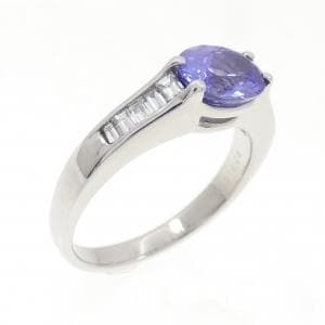 PT900 タンザナイト リング 1.30CT